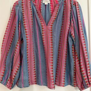 Velvet Women's Multicolor Striped Blouse